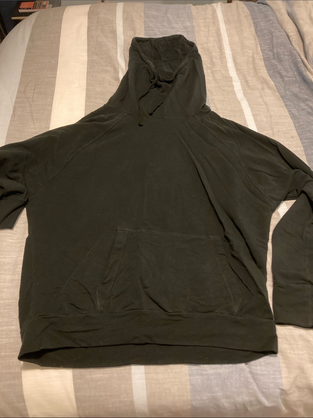 Classic Black Women's Hoodie Pullover Sweatshirt